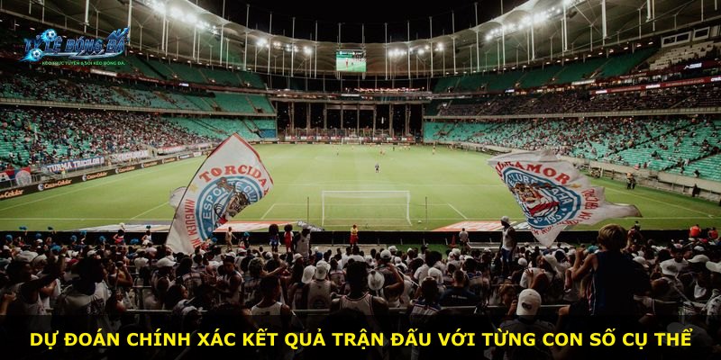 Dự đoán chính xác kết quả trận đấu với từng con số cụ thể